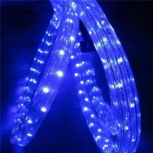1-Meter 220V Blue Flat Led Rope Light – 3-Wire Design 1