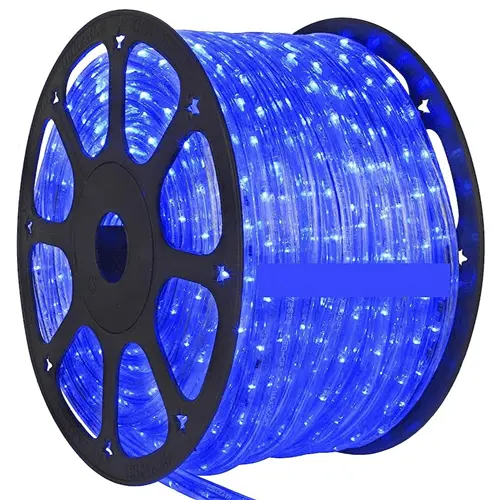 1-Meter Blue Round 2-Wire Led Rope Light (220V) – Bing Light 1