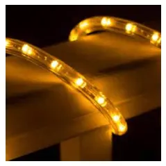 1-Meter Warm White 3500K Round 2-Wire Led Rope Light (220V) – Bing Light 1