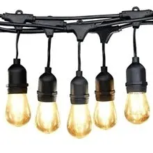10-Metre Warm White (3000K) Decorative String Light – Joinable, 220V 1