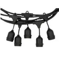 12-Light Outdoor String Light Set – E27 Base, 7.5M Length, Ip54 Rated 1