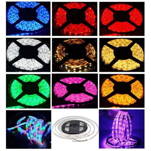 12V 3528 Led Strip – 8Mm Width, Ip65, 5M Green Roll 1