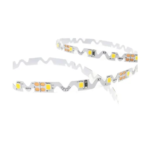 12V 8Mm Zigzag Led Strip – 3528 Smd, 60 Leds/M, Ip20 Rated, 5M Red Roll 1