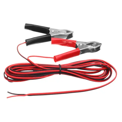 12V Alligator Clip Pair – Heavy-Duty Test Leads 1