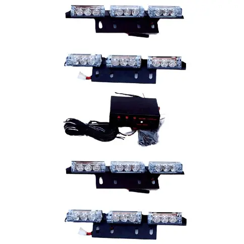 12V Amber 36-Led Grill-Mount Warning Light – Federal Signal Style 1