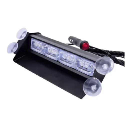 12V Amber Dash-Mount Warning Light – 12W Triple-Led Configuration 1
