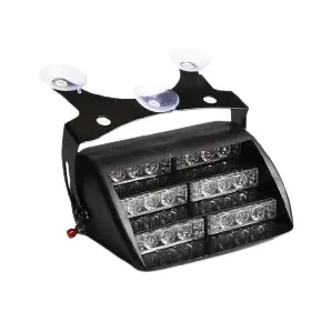 12V Amber Dash-Mount Warning Light – 30W Six-Led Tl-51034 Design 1