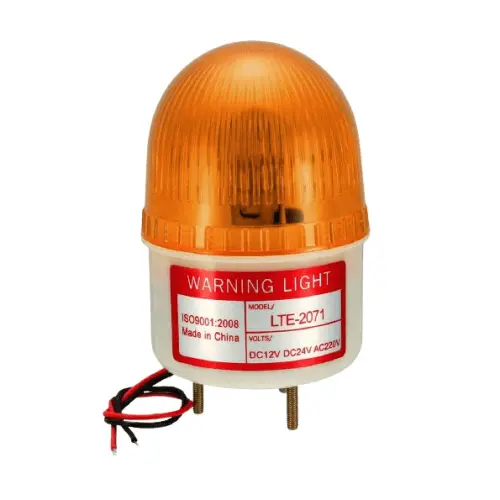 12V Amber Rotary Turn Signal Light – Compact 10W Design 1