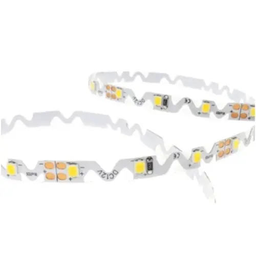 12V Zigzag Led Strip – 3528 Smd, 8Mm Width, Ip20, 3000K, 40M Roll 1