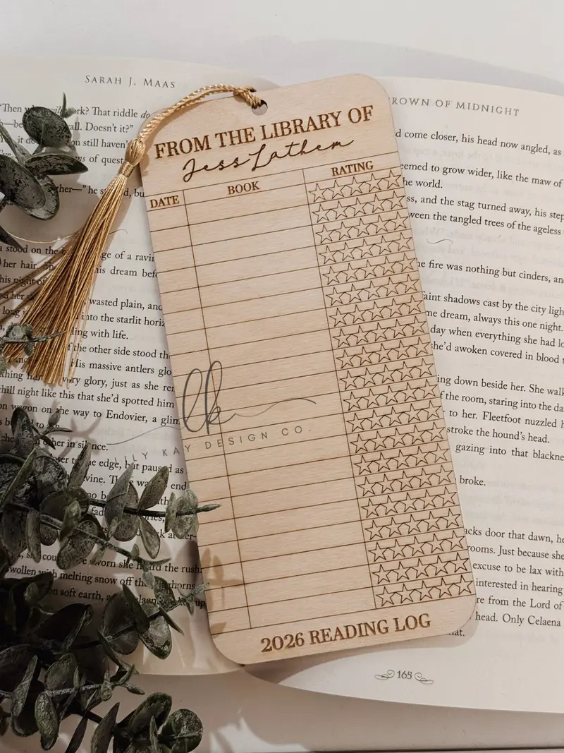 2026 Reading Log Bookmark – Track Your Year Of Books 1