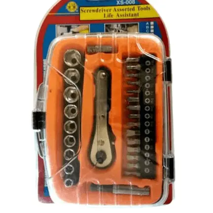 22-Piece Multi-Bit Screwdriver Set – Compact Storage Case (Xs008) 1