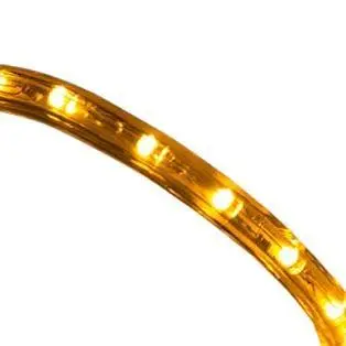 220V Amber Led Rope Light – 1-Meter Round Profile 1