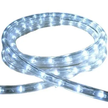 220V Cool White (6500K) Round Led Rope Light – 1M, 2-Wire, Final Sale 1