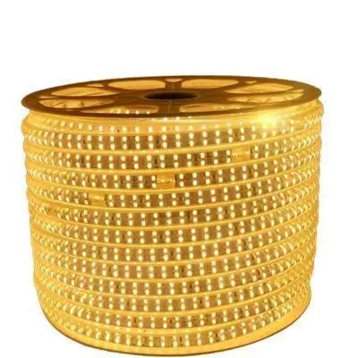 220V Leadless Dual Led Strip – 2835 Chip, 3000K Warm White, High-Efficiency Output 1