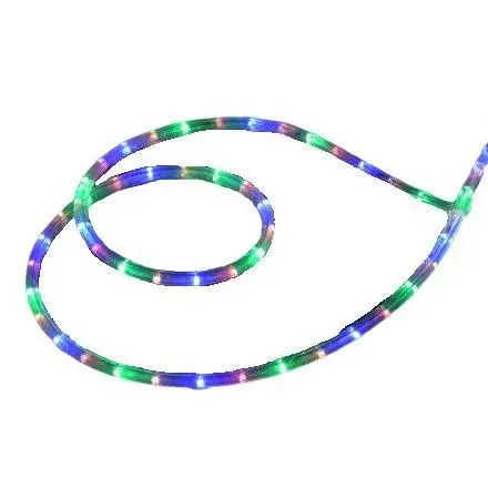 220V Multicolor Round Led Rope Light – 1M, 2-Wire, Clear-Out Deal 1
