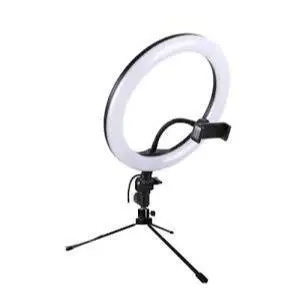 25Cm Led Ring Light With Full-Height Floor Stand 1