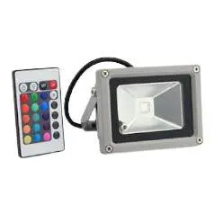 30W Rgb Cob Led Flood Light With Remote Control 1