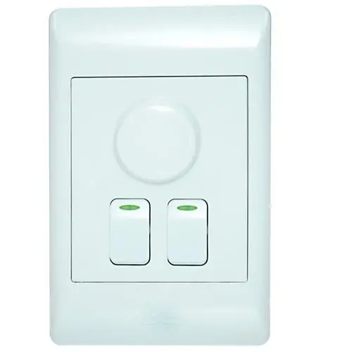 4-Gang 2-Lever Rotary Dimmer Switch – 500W Max, Cn-K032 Model 1