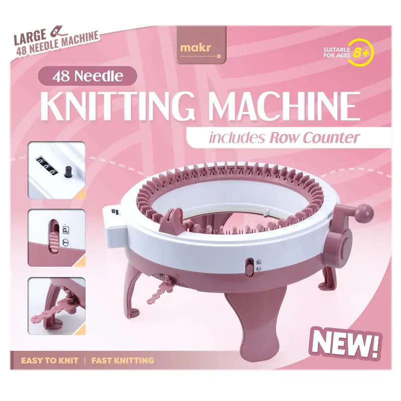 48-Needle Manual Knitting Machine For Home Use 1