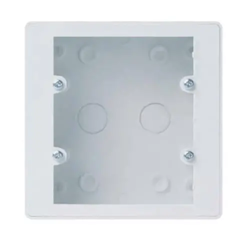 4X4 Pvc Surface Extension Wall Box – Flush Or Raised Mount 1