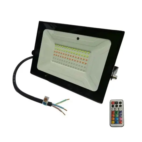 50W Rgb Combat Led Floodlight – Ip65 Weatherproof, Color-Changing Outdoor Lamp 1