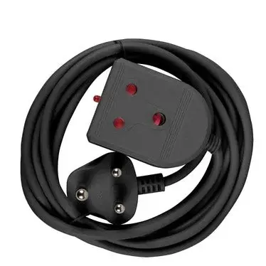 5M Black Plastic-Jacketed Extension Cable – Aok-12C 1