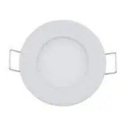 6W Recessed Round Panel Light – Warm White 3000K, Slim Design 1