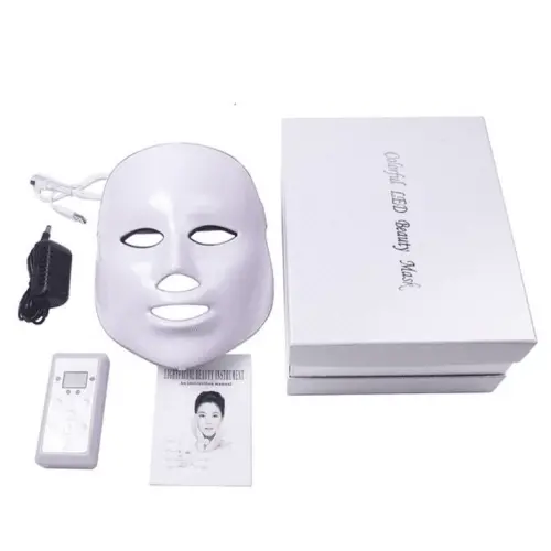 7-Color Led Illuminated Face Mask – Rechargeable & Adjustable 1