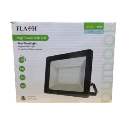 80W 6000K High-Power Smd Led Flood Light – Flash Mode Enabled 1