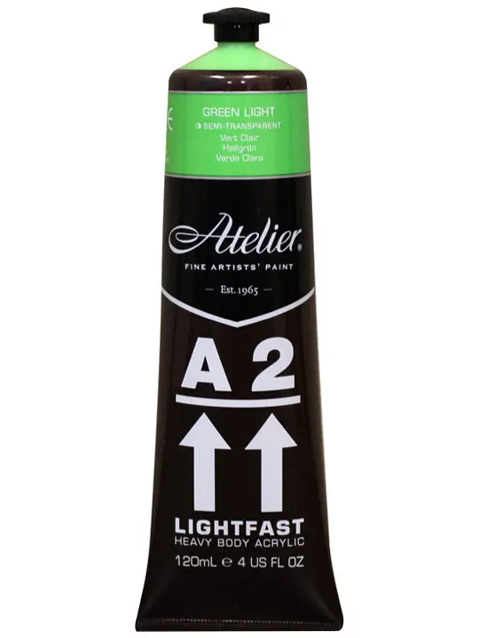 A2 Lightfast Heavy-Body Acrylic Paint – Vibrant, 120 Ml Tube 13