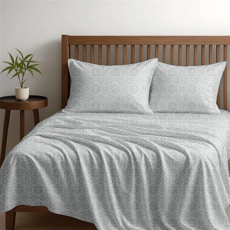 Alaria Symmetry Design Cotton Sheet Set – Full/Queen Size 1