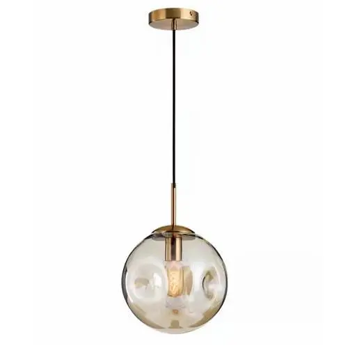 Amber Round Glass Pendant Light — Drs8051-1 1