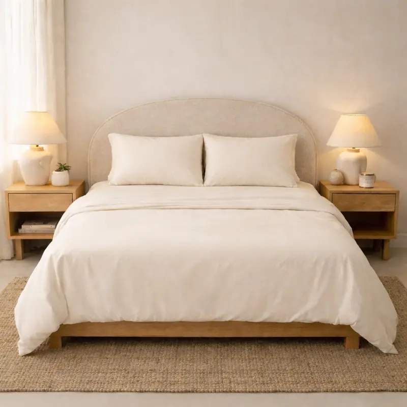 Athena Microfiber Bed Sheet Set In Ivory – Elegant, Ultra-Comfortable Bedding For Any Bedroom 1