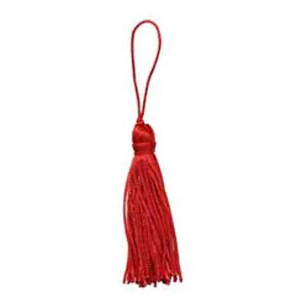 Atom Red Mini Tassel Trim By Sullivan'S – 50Mm Length 1