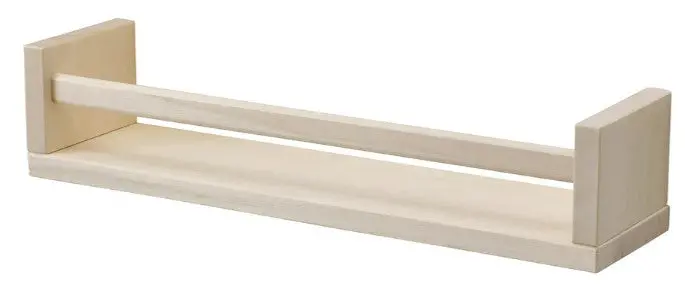 Bekvam Wall-Mounted Spice Organizer – Natural Aspen Wood 1