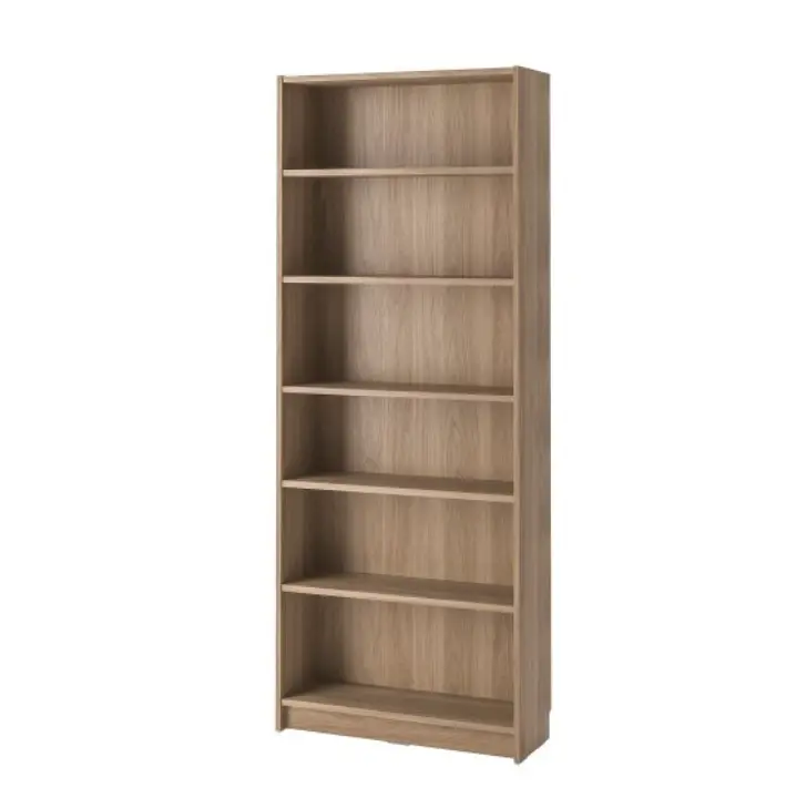 Billy Bookcase – Oak Veneer Finish, 80X28X202 Cm, Modular Shelving Unit 1