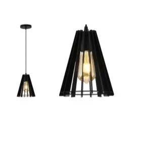Black E27 Ceiling Pendant – D6302/1, Contemporary Design 1