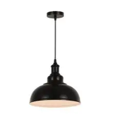 Black E27 Dining Room Pendant Light D1-04 1