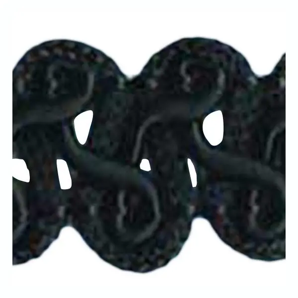 Black Gothic-Style Rayon Braid By Sullivan'S – 18 Mm 1