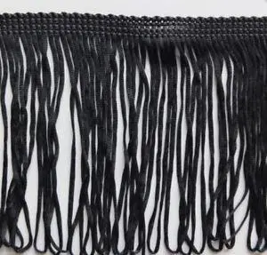 Black Looped Fringe Trim By Sullivan'S – 600 Mm Long 1