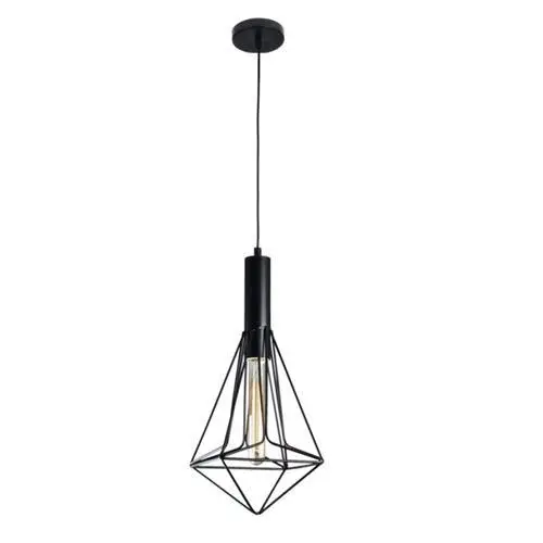 Black Metal Pendant Light – Modern Industrial Design Pen728 1