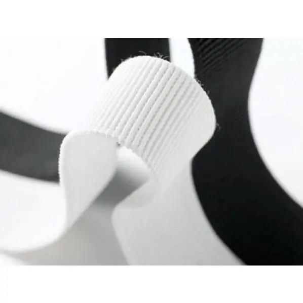 Black Poly-Knit Elastic Band – 20Mm Width, Stretchy & Durable 1