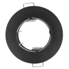 Black Straight Downlight Mounting Bracket – Md501/Bk Compatible 1