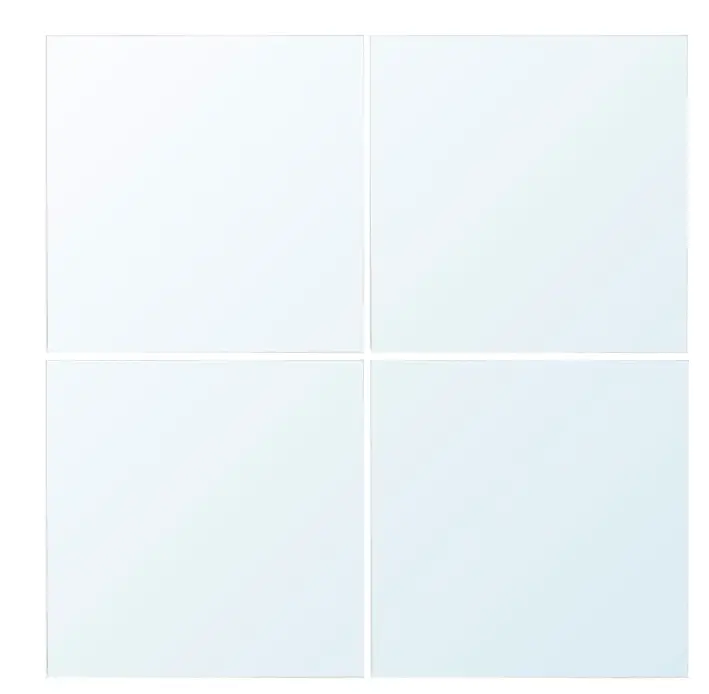 Blodlonn Set Of 4 Square Wall Mirrors – 30X30 Cm Each 1