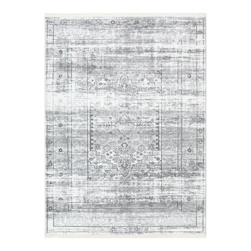 Bohemian Paradise Grey Traditional Rug 1