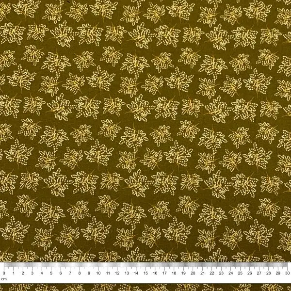 Botanical Homespun Cotton Fabric – Floral Bunch Print, 112 Cm Width 1