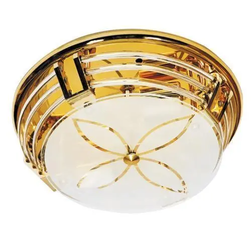 Brass-Finished Dual E27 Ceiling Light – 60W X 2 Elegant Interior Fixture 1