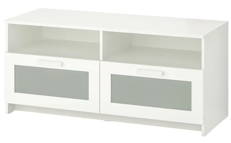Brimnes Compact Tv Bench – White, 120X41X53 Cm 1