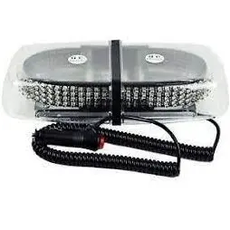 Budget Roof-Mount Flashing Light – 12–24V, 30Cm White Beacon 1