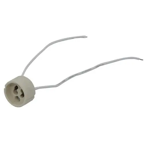 Ceramic Straight Gu10 Lamp Holder Socket 1